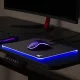 Žaidimų pelės kilimėlis NanoRS RS704 su RGB LED, 300x250x4 mm