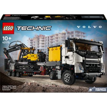 LEGO Technic 42175 Volvo FMX sunkvežimis ir EC230 elektrinis ekskavatorius