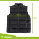 Trizand 26540 USB Heated Vest, Size M, Black