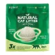 Augalinis sušokantis kačių kraikas Petkit Natural Cat Litter 4 x 2.4 kg