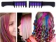 Washable Hair Chalk Combs for Temporary Color, 6 pcs