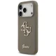 Guess iPhone 17 Pro Max Case Silicone Big 4G Script, Brown