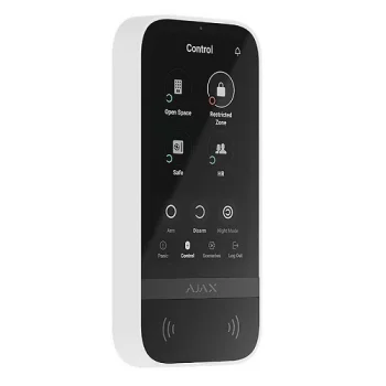 Ajax KeyPad TouchScreen Wireless Control Keypad, White