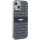 DKNY IML Mono & Stripe MagSafe dėklas iPhone 15 / 14 / 13, juodas