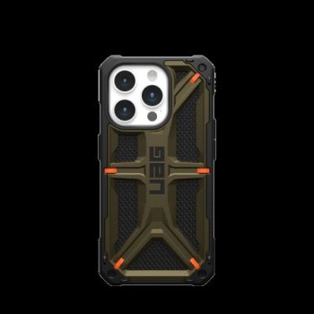 UAG Monarch dėklas, skirtas iPhone 15 Pro, žalias (Kevlar)