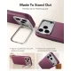 ESR Atelier Kickstand MagSafe dėklas iPhone 18 Pro / 17 Pro, bordo