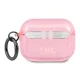 Karl Lagerfeld AirPods Pro dėklas Karl\'s Head Glitter, rožinis