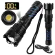 Taktikinis LED žibintuvėlis Trizand 26949, 1500 lm, 5000 mAh, juodas
