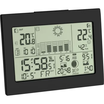 Belaidė meteorologinė stotelė TFA 35.1155.01 Horizon, juoda/balta
