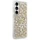 Guess IML Leopard Triangle MagSafe Case for Samsung Galaxy S26 - Brown