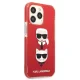 Karl Lagerfeld Karl&Choupette dėklas iPhone 13 Pro / 13, Raudonas