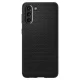 Spigen Liquid Air dėklas Samsung Galaxy S21 telefonui, matinis juodas