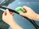 Automobilio valytuvų regeneratorius su kempinėle, žalias