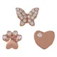 Išmanusis laikrodis Forever SW-330 ForeVigo 4 su pakabukais, Rose Gold