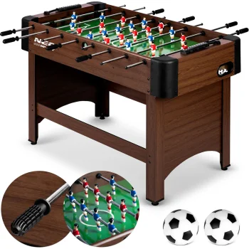 Stalo futbolo žaidimas Neo-Sport NS-804, 118x61x79 cm, tamsiai rudas