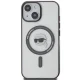 Karl Lagerfeld IML Karl`s Head MagSafe dėklas iPhone 15, Skaidrus/Juodas
