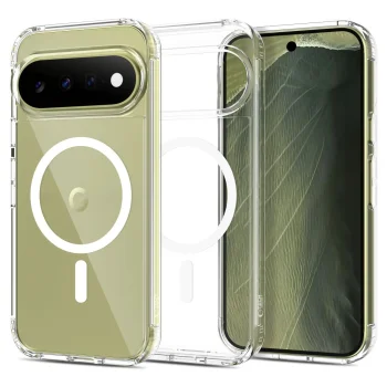 Tech-Protect FlexAir Hybrid MagSafe dėklas Google Pixel 9 / 9 Pro / 10 / 10 Pro / 11 / 11 Pro, skaidrus
