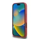 Karl Lagerfeld Quilted Signature dėklas, skirtas iPhone 16 Pro Max, raudonas