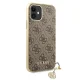 Apple iPhone 11 6.1\'\' Guess 4G Charms Collection Case Cover (GUHCN61GF4GBR), Brown