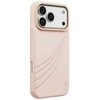Uniq Coehl Serina Magnetic dėklas skirtas iPhone 18 Pro Max / 17 Pro Max, rausvas