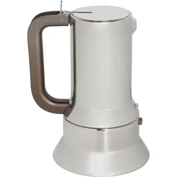 Alessi 9090/3 Espresso Maker, 3 Cups, Stainless Steel