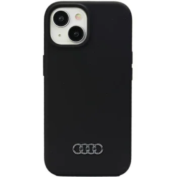 Audi dėklas iPhone 15 telefonui, juodas