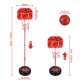 Kids Freestanding Basketball Hoop Set, Adjustable 109-170 cm