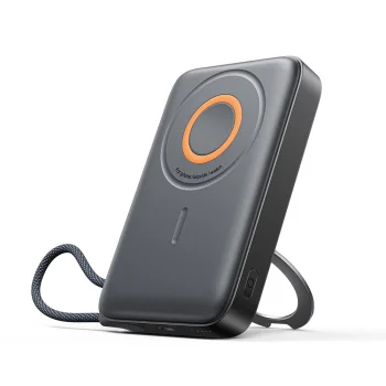Išorinė baterija Joyroom JR-PBM02, 10000mAh, 22.5W, MagSafe, su laidu, juoda