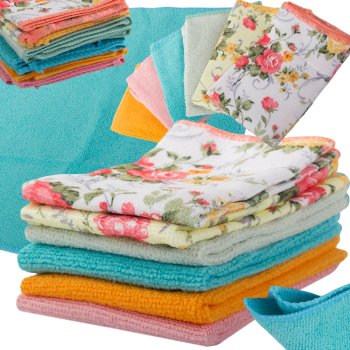 Microfiber Cleaning Cloth Set, 30x30 cm, 6 pcs