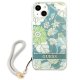 Guess dėklas iPhone 13 mini telefonui su juostele, žalias