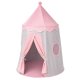 Kids Play Tent Castle, Foldable, Grey/Pink