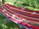Colorful Garden Hammock with Wooden Frame 200 x 80 cm