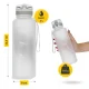 4Fizjo Tritan gertuvė 1000 ml, pilka