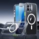 ESR Classic Pro Set HaloLock dėklas ir apsauginis stiklas iPhone 16, skaidrus
