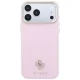 Guess Saffiano Small 4G & Classic Logo MagSafe case for iPhone 18 Pro and 17 Pro, pink