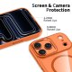 Dėklas Tech-Protect MagMat MagSafe skirtas iPhone 17 Pro Max, skaidrus oranžinis