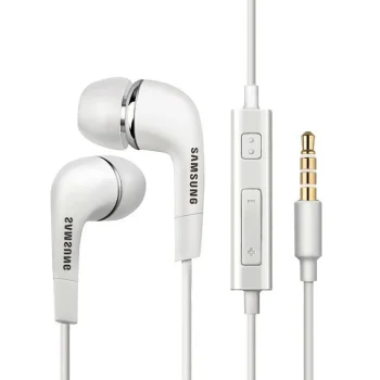 Samsung EHS64AVFWE Wired Headphones 3.5mm with Microphone, White