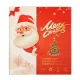 LED Christmas Window Decoration Snowman, 49 cm, 10 LED, with Suction Cup