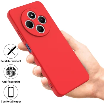 Tfo Silicon dėklas, skirtas Xiaomi Redmi 14C / Redmi A4 / POCO C75, Raudonas