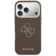 Guess FW Resin Logo Case for iPhone 17 Pro Max, Brown