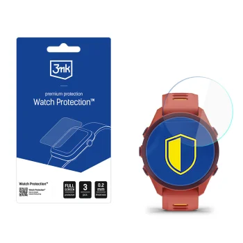 3mk Watch Protection FlexibleGlass Hybrid Screen Protector for Garmin Forerunner 70 / 170 / 170 Music