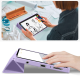 Tech-Protect SmartCase dėklas, skirtas Samsung Galaxy Tab A9, violetinis
