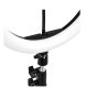 GLOW 10\" RGB LED žiedinė lempa su trikoju stovu, 10 W