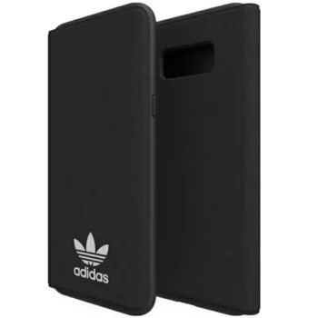 Adidas OR Booklet Case atverčiamasis dėklas Samsung Galaxy S8+, juodas