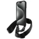 BMW M Edition Carbon Stripe & Strap telefono dėklas iPhone 16 Plus, juodas