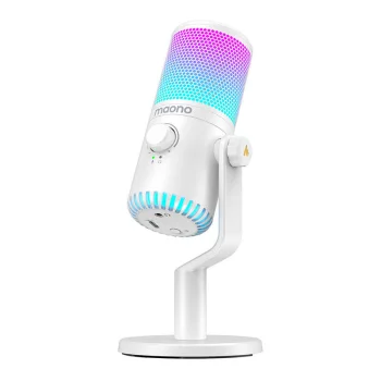 Žaidimų mikrofonas Maono DM30RGB, baltas