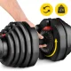 Reguliuojamas svarmuo 4FIZJO PRO 40 kg, juodas