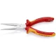 KNIPEX 26 16 200 T ilgasnapės replės su pjovimo briauna, 200 mm