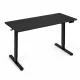 ModernHome elektrinis reguliuojamo aukščio stalas 140x60 cm, juodas