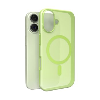 Puro Daylight MagSafe dėklas, skirtas iPhone 17, pusiau permatomas žalias